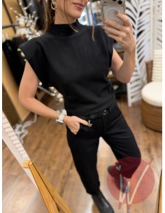 Top Lupetto Hope Nero 2