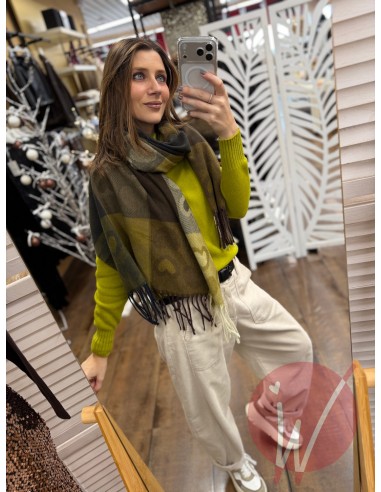 Sciarpa Kiki Verde Oliva