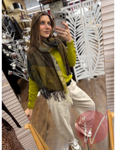 Sciarpa Kiki Verde Oliva