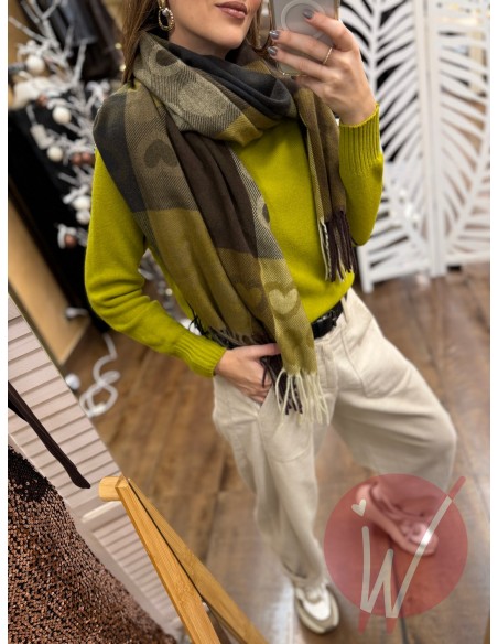 Sciarpa Kiki Verde Oliva