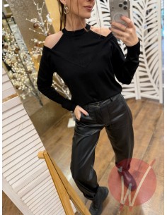 Maglia Scarlett CutOut Nero 2