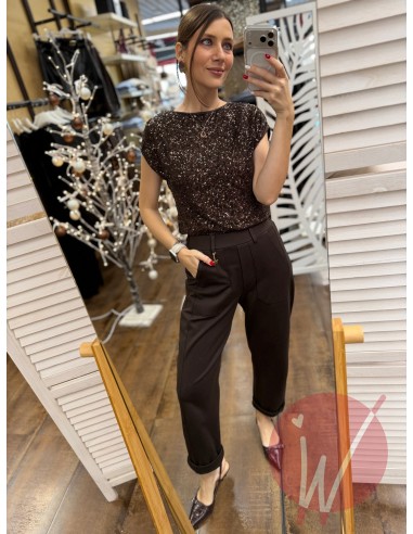 Top Paillettes Thalia Moro