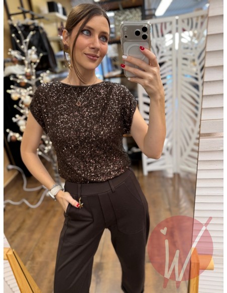 Top Paillettes Thalia Moro