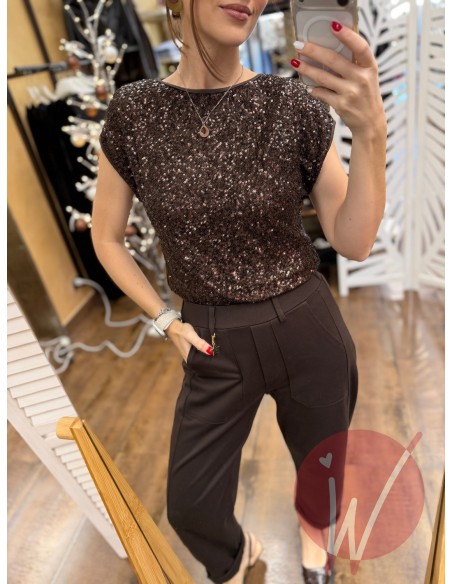 Top Paillettes Thalia Moro