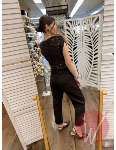 Top Paillettes Thalia Moro