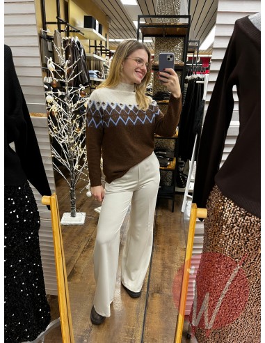 Pantalone Palazzo Paros Burro