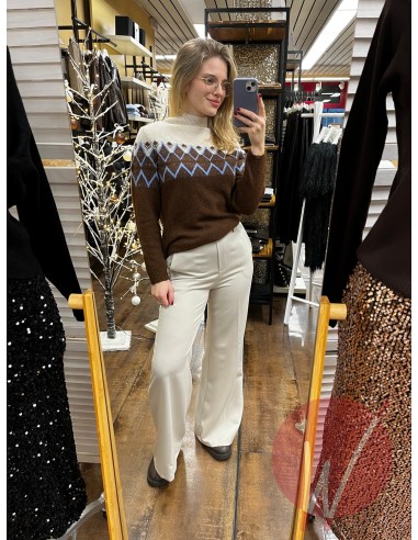 Pantalone Palazzo Paros Burro