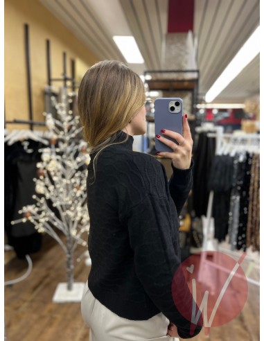 Lupetto Onde Hannah Nero