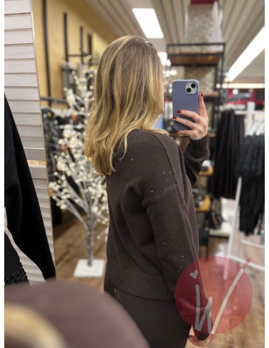 Maglia Micropaillettes Beth Moro