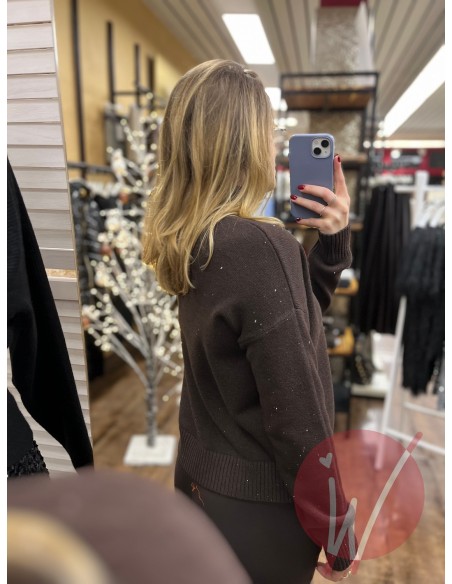 Maglia Micropaillettes Beth Moro