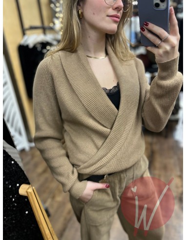 Maglia Incrocio Anita Cammello