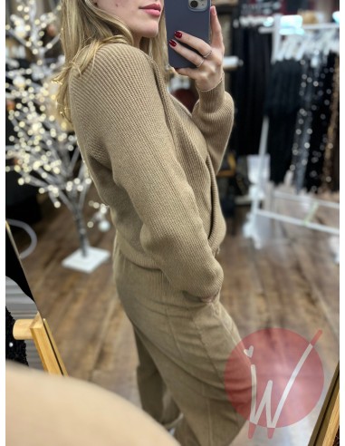 Maglia Incrocio Anita Cammello