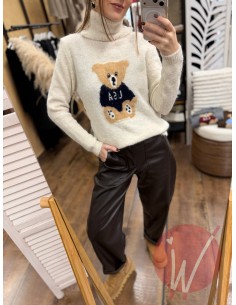 Pull Teddy USA Panna 2