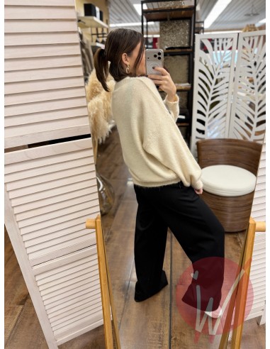 Pantalone Palazzo Paris Nero