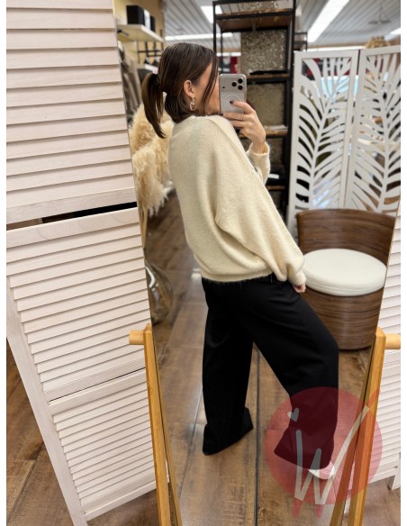 Pantalone Palazzo Paris Nero