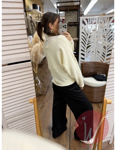 Pantalone Palazzo Paris Nero