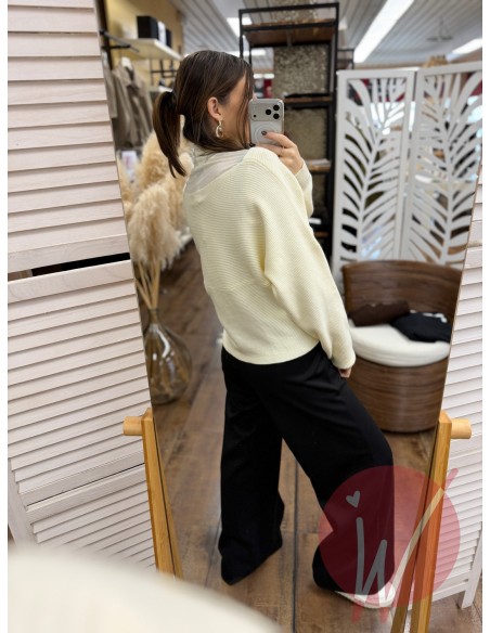 Pantalone Palazzo Paris Nero