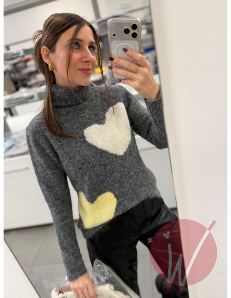 Pull Love Grigio