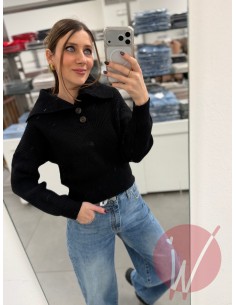 Maglia Polo Zoe Nero