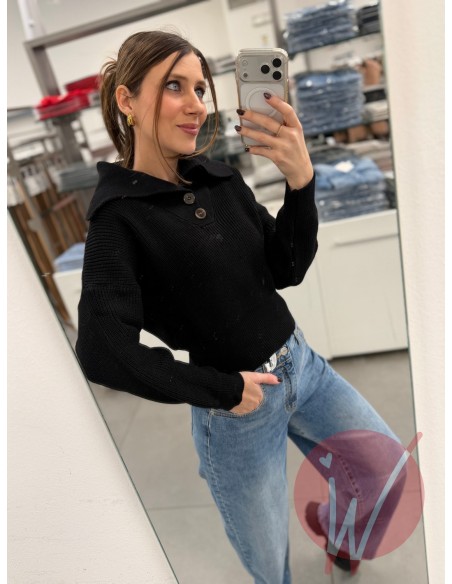 Maglia Polo Zoe Nero