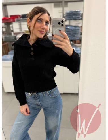 Maglia Polo Zoe Nero