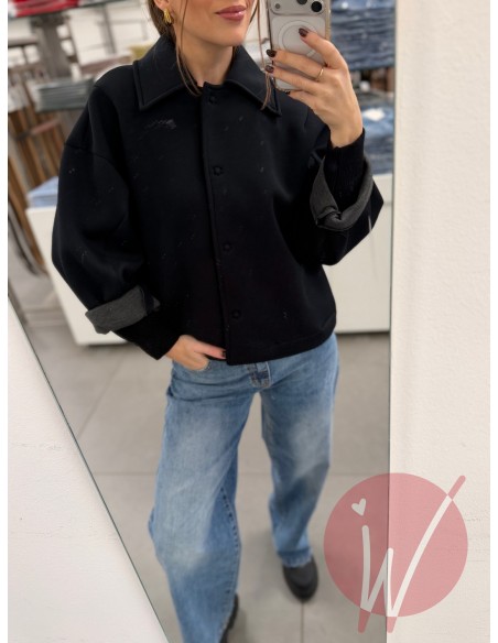 Giacca Neoprene Seattle Nero