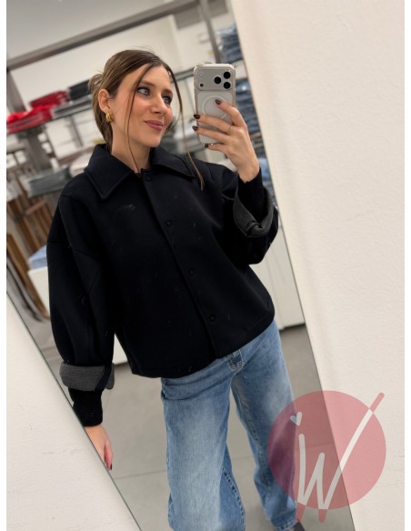 Giacca Neoprene Seattle Nero