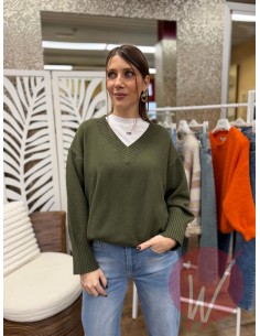 Maglia Olivia Verde Militare