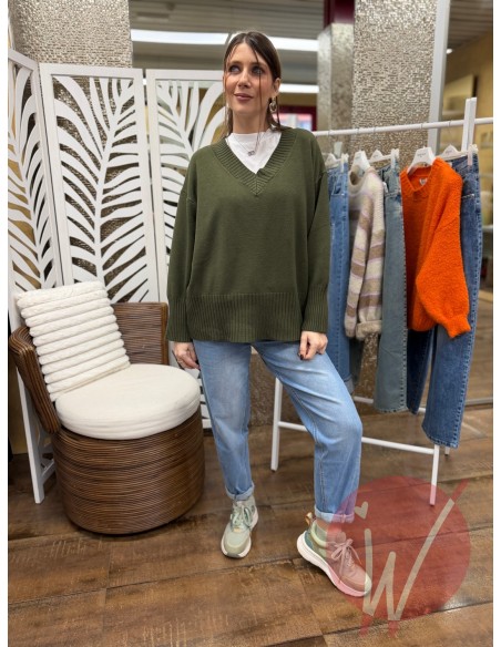 Maglia Olivia Verde Militare