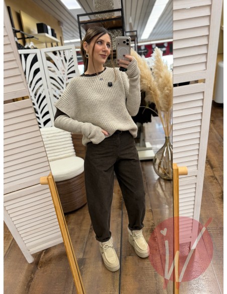 Pantalone Ovetto Praga Moro