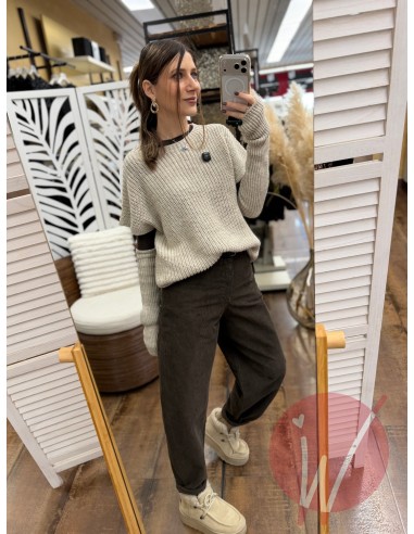 Pantalone Ovetto Praga Moro