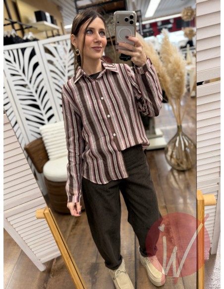 Camicia Righe Spring Moro