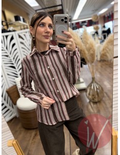 Camicia Righe Spring Moro