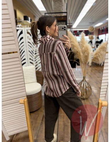 Camicia Righe Spring Moro