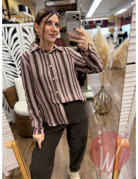 Camicia Righe Spring Moro