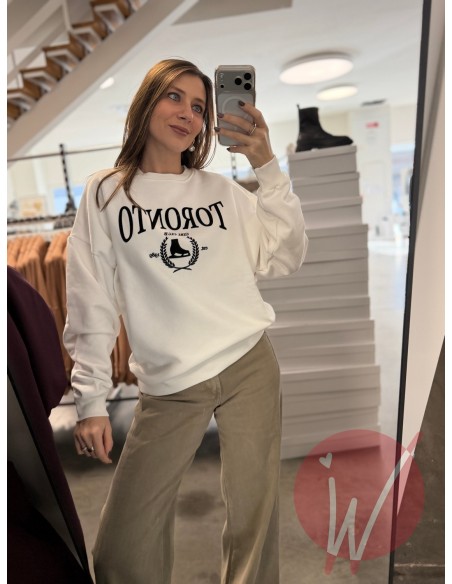 Felpa Toronto Bianco