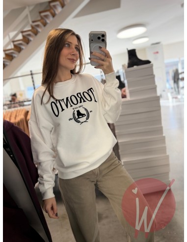 Felpa Toronto Bianco