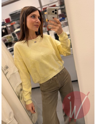 Maglia Rombi Flo Giallo