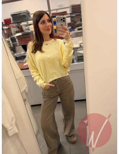 Maglia Rombi Flo Giallo