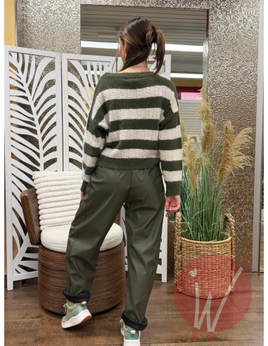 Pull Trecce Emily Militare