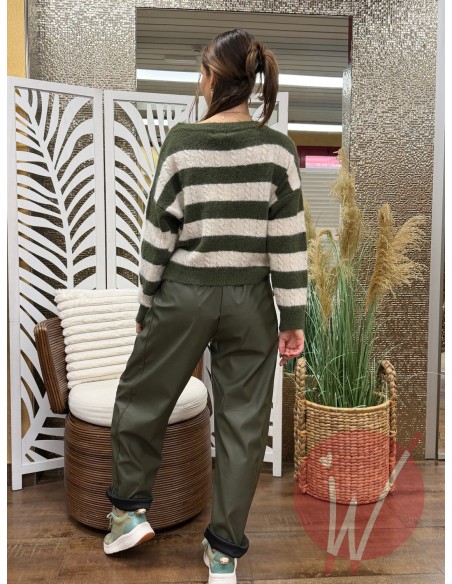 Pull Trecce Emily Militare