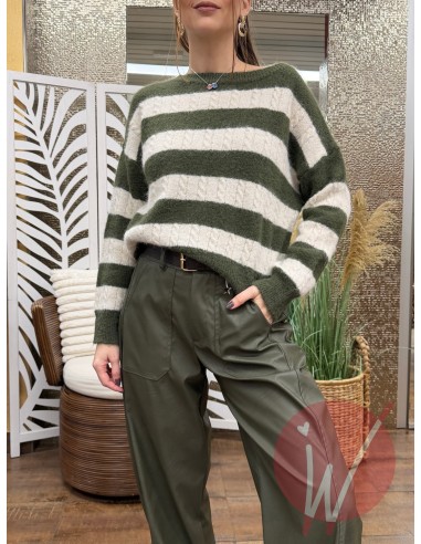 Pull Trecce Emily Militare