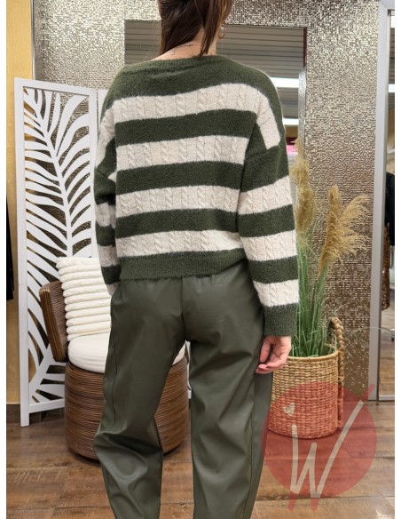 Pull Trecce Emily Militare