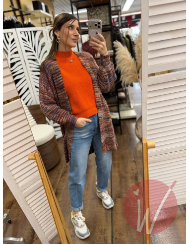 Cardigan Lungo Rainbow