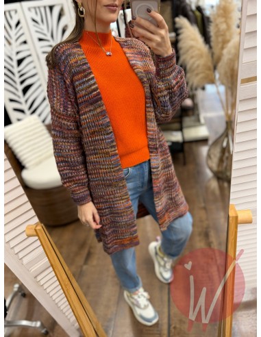 Cardigan Lungo Rainbow
