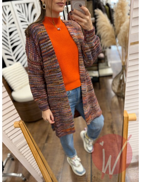 Cardigan Lungo Rainbow