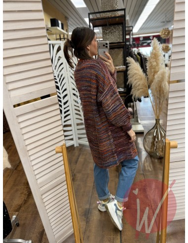 Cardigan Lungo Rainbow