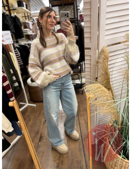 Jeans WideLeg Venice Sabbiato