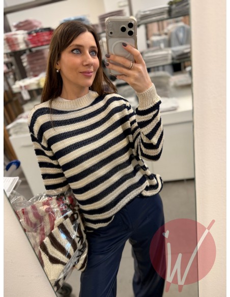 Maglia Righe Ingrid Blu