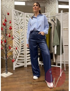 Pantalone WideLeg Ecopelle... 2